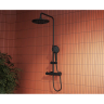 Душевая колонна VITRA AQUAHEAT BLISS 240 2F матовый черный A4720536